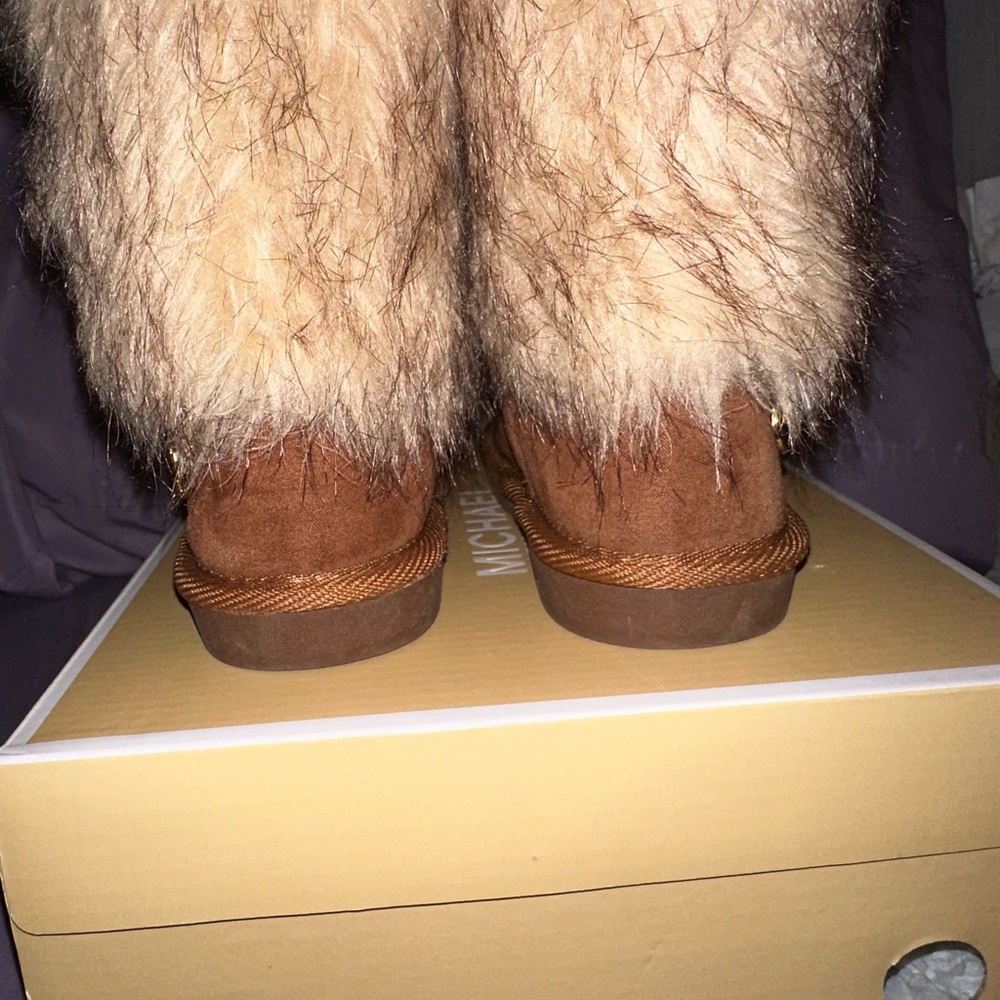 Toddler fur winter boots